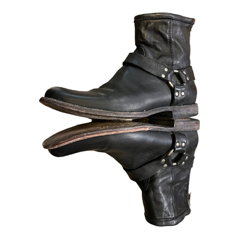 Frye Phillip black Harness Boot 10D